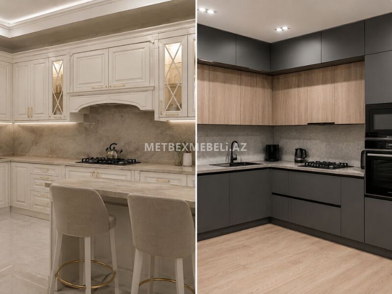 MDF mətbəx mebeli ilə laminat mebel arasındakı fərqlər nələrdir? 